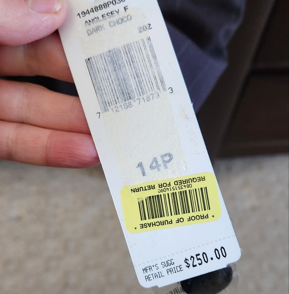 NWT Lauren Ralph Lauren Wool Pinstripe Brown Buttoned Blazer 14P $250 - Picture 6 of 16